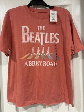 Kohl's Coral The Beatles Abbey Road Graphic Tee